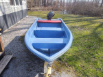 12 ft FISHING BOAT & 8 hp MOTOR..