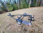 Roller boat trailer