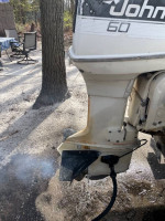 60 horse Johnson outboard motor for sale, two stroke 20 inch shaft