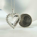 Diamond Sterling Silver Necklace