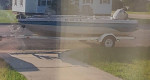 Crestliner fishing boat and trailer