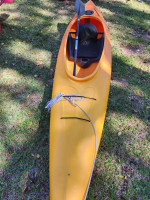 kayak with paddle