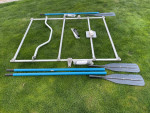 NRS Bighorn Raft Frame and Oars