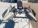 Inflatable pontoon boat