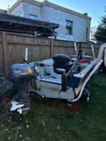2001 mirrocraft Fishing boat 2008 20hp yamaha