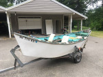 15ft fiberglass East side drift boat