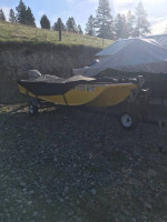 9.9 Yamaha four stroke boat and trailer