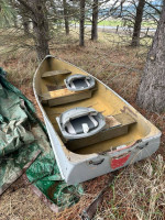 12ft Aluminum Boat and Electric Motor