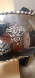 Silver decorative bowl
