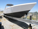 50 NEW ALUMINUM TRAILER W SCARAB RACE BOAT