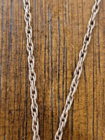 Estate Antique Three Hogan's Sterling Chain and Large Turquoise Charm