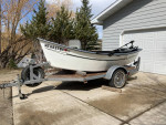 Lavro Drift Boat with motor