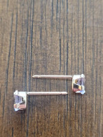 Estate 14k Yellow Gold 1ct. TW Amethyst Stud Earrings ("Light")