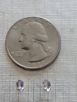 Estate 14k Yellow Gold 1ct. TW Amethyst Stud Earrings ("Light")