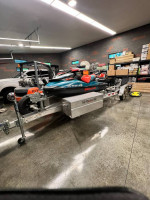 2 Seadoo's on custom Aluminum Trailer