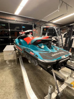 2 Seadoo's on custom Aluminum Trailer