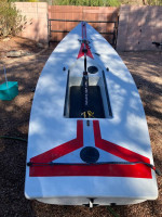 LASER sailboat-sail with intensity!