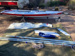LASER sailboat-sail with intensity!