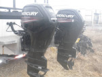 ocean going twin engine with trailer