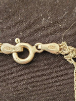 Estate Sterling Silver 18 in. Triple Rope Chain / Necklace