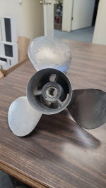 Mercury stainless prop