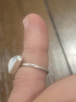 Estate Sterling Lenita Petrilla Dendrite Opal Ring. Size 6.25