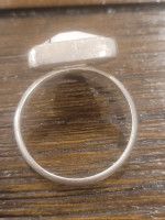 Estate Sterling Lenita Petrilla Dendrite Opal Ring. Size 6.25