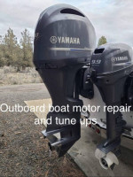 Outboard motor repair and tuneup