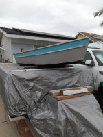 15' Aluminum boat & 85 thu.min ko.