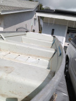15' Aluminum boat & 85 thu.min ko.
