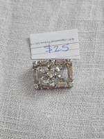Rhinestone brooch