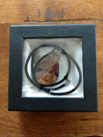 Blown Glass pendant necklace
