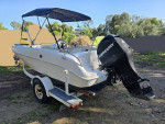 2005 Godfrey Hurricane Fun Deck w/ Four Stroke