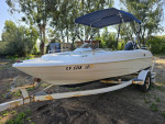 2005 Godfrey Hurricane Fun Deck w/ Four Stroke