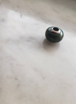 Sterling Silver Genuine Aventurine Bead for European Charm Bracelet