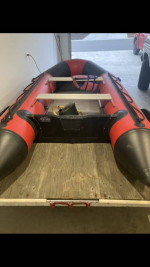 12’ zodiac Honda 15 & trailer
