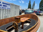 1920s gorgeous glass over wood 17 foot electric firefly