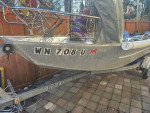 14 feet’s Aluminum Hew make Fishing boat with EZKD trailer