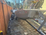 14 feet’s Aluminum Hew make Fishing boat with EZKD trailer