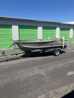 Aluminum boat + trailer