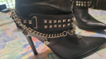 "VINTAGE" HARLEY-DAVIDSON BOOT ANKLET, BLING