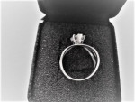 Women's Silver Ring w/ Diamonique (SZ)