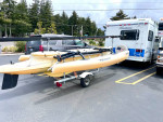 Windrider 17 trimaran and trailer