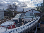 1986 searay boat and trailer