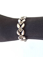 Vintage Marcasite & Sterling Silver Bracelet.