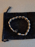 Vintage Marcasite & Sterling Silver Bracelet.