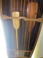 RARE VINTAGE CUSTOM MADE CEDAR STRIP CANOE 18’