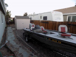 18' Tracker 185 and trailer