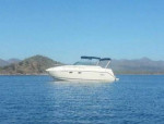 2001 FiestaVee 270 Cabin Cruiser 7.8HP Mercruise W/Triple Axle Trailer