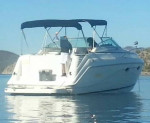 2001 FiestaVee 270 Cabin Cruiser 7.8HP Mercruise W/Triple Axle Trailer